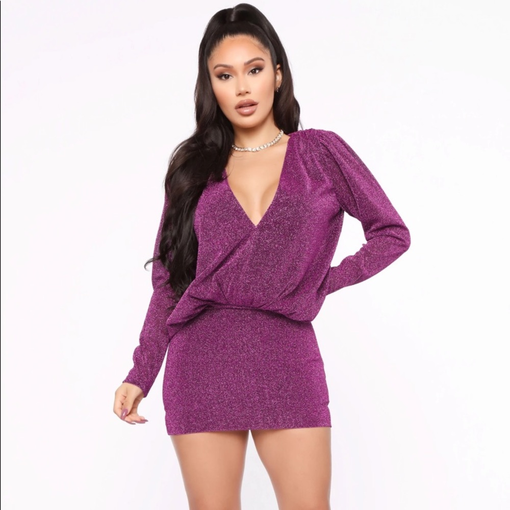 Sparkly Purple Dress